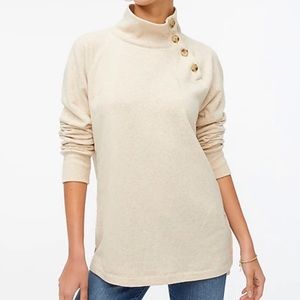 NWT Button Collar Fleece Pullover